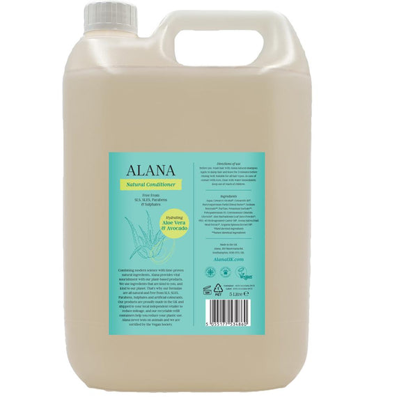 Aloe Vera & Avocado Natural Conditioner 5L - AlanaUK
