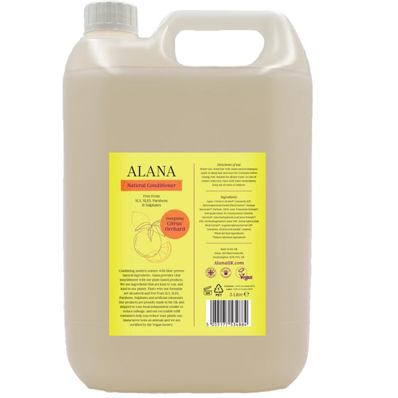 Citrus Orchard Natural Conditioner 5L - AlanaUK