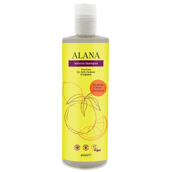 Citrus Orchard Natural Shampoo 400ml - AlanaUK