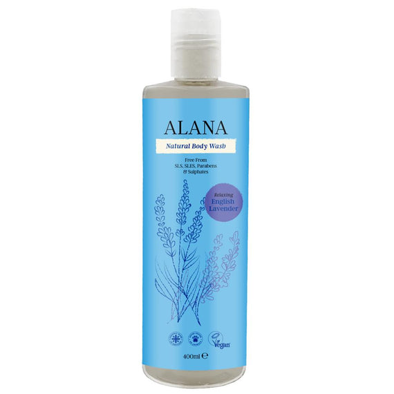 English Lavender Natural Body Wash 400ml - AlanaUK