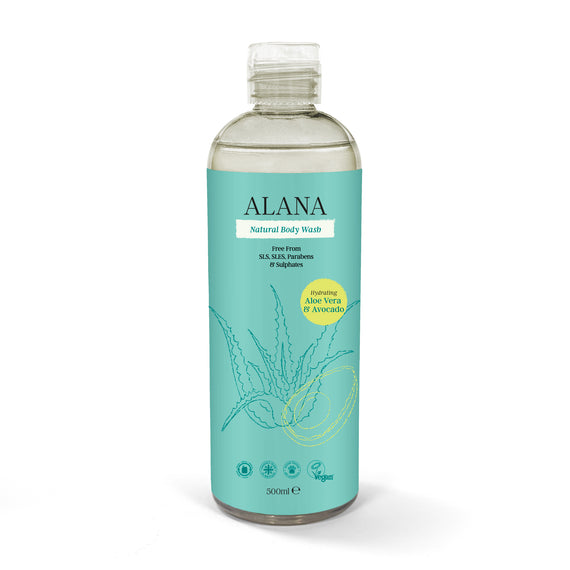 Aloe Vera and Avocado Body Wash 500ml