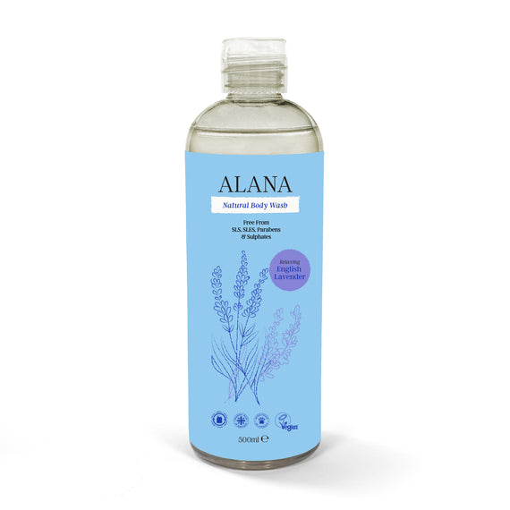 English Lavender Natural Body Wash 500ml