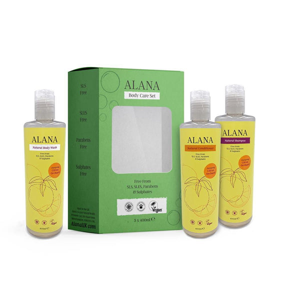 Alana Citrus Orchard Body Care Set (3x400ml) - AlanaUK