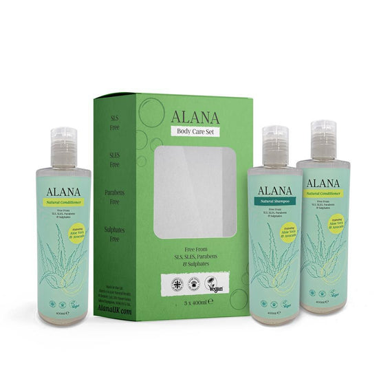 Alana Aloe Vera & Avocado Body Care Set (3x400ml) - AlanaUK