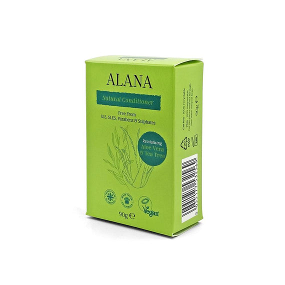 Aloe Vera & Tea Tree Natural Conditioner Bar 90g - AlanaUK