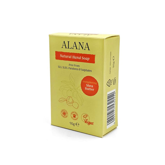 Shea Butter Natural Hand Soap Bar 95g - AlanaUK