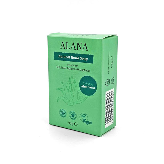Aloe Vera Natural Hand Soap Bar 95g - AlanaUK